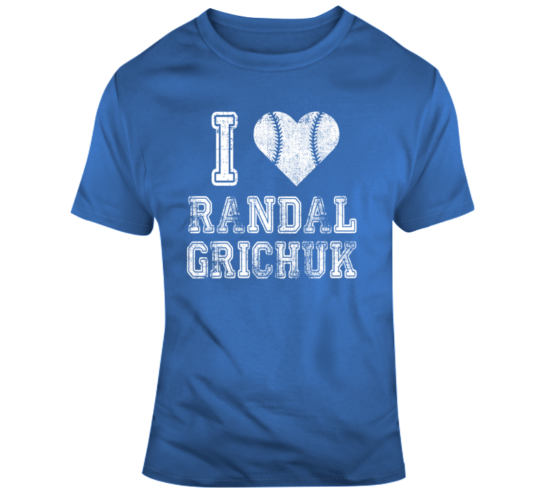 Randal Grichuk Backer T-Shirt - Red - Tshirtsedge