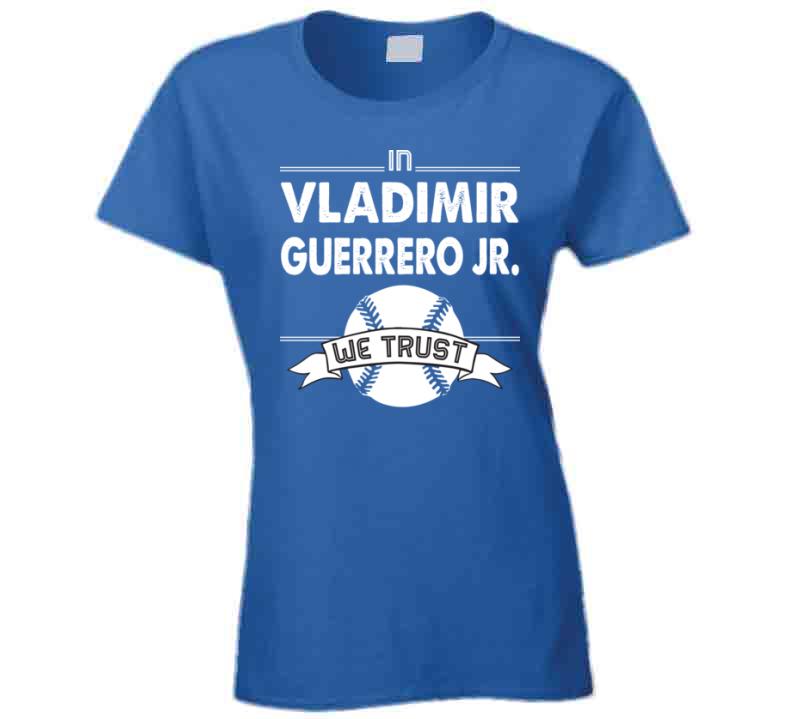 Vladimir Guerrero Jr. Name and Number Banner Wave T-Shirt - Black -  Tshirtsedge