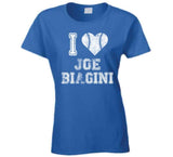 Joe Biagini I Heart Toronto Baseball Fan T Shirt - theSixTshirts